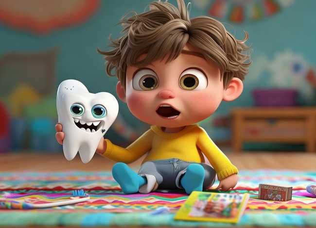 关于儿童牙齿的故事绘本 《一颗超级顽固的牙》-换牙期孩子要看的绘本 关于儿童牙齿的故事绘本 《一颗超级顽固的牙》-换牙期孩子要看的绘本