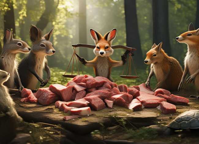 狐狸分肉的故事寓意、《狐狸分肉》给我们带来怎样的道理