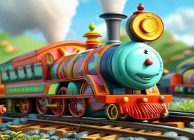 关于火车的儿童绘本，不一样的小火车爱指挥的高登概述