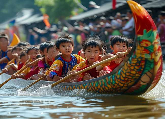 端午赛龙舟儿童故事，赛龙舟的故事