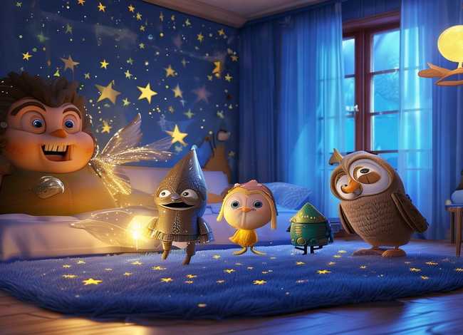 四岁儿童睡前故事 - 适合4岁宝宝听的睡前童话故事【四篇】