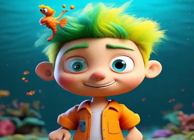 海绵宝宝儿童画图片，9岁儿童可似画什么样的漫画人物