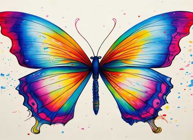 儿童蝴蝶简笔画 蝴蝶简笔画