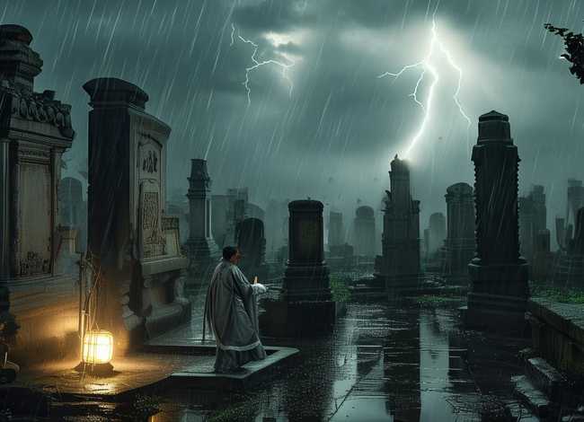 打雷小故事 - 传说清明打雷闪电下雨是谁扫墓