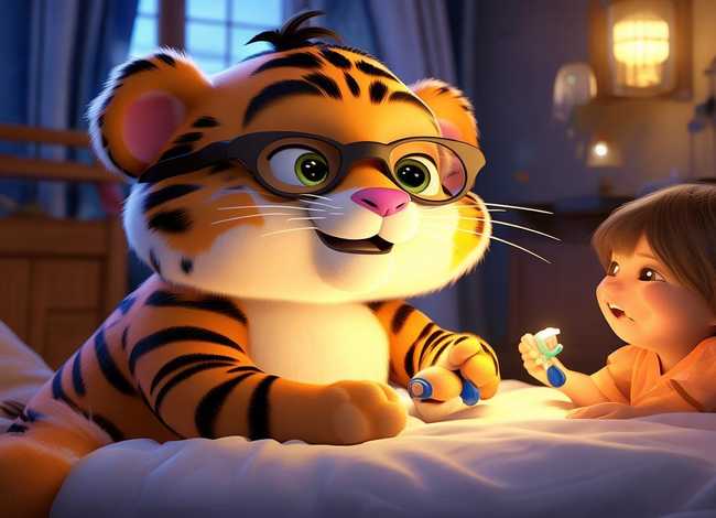 儿童故事老虎拔牙表演 宝宝睡前故事4~6岁
