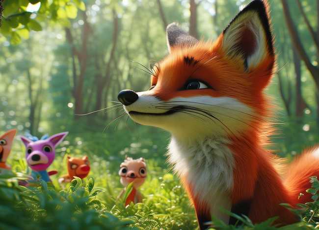 幼儿故事 狐狸 - 小狐狸找朋友幼儿故事