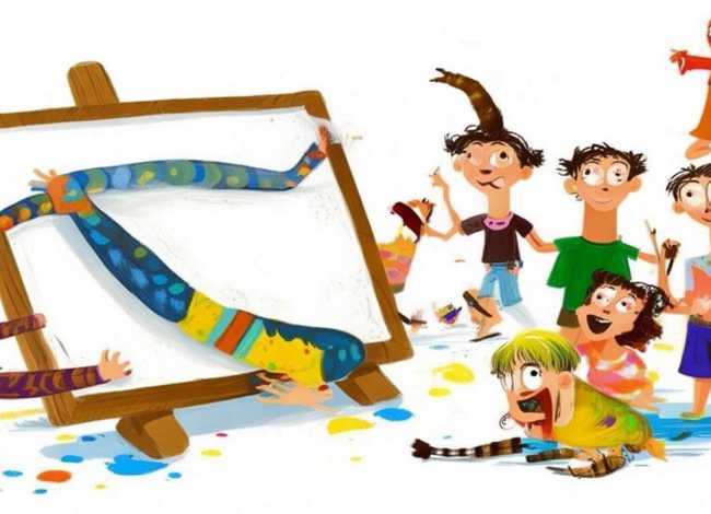 成语故事儿童画作品、画蛇添足的故事怎么画 成语故事儿童画作品、画蛇添足的故事怎么画