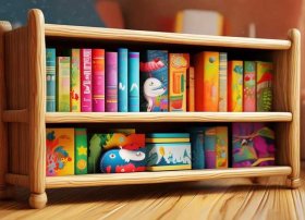 书柜儿童简笔画 - 书架怎么画