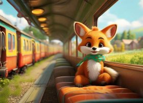 幼儿故事自编300字 - 短篇童话故事300字-狐狸坐火车萁