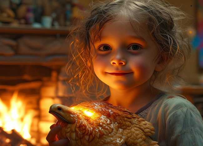 童话故事绘画简单又漂亮，卖火柴的小女孩烤鹅怎么画