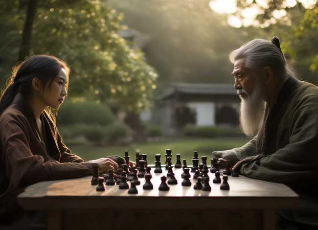 象棋小故事视频（微故事《宁愿坐着死,勿为苟偷生》）