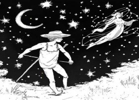 牛郎织女连环画简笔、连环画怎么画牛郎织女 简笔画