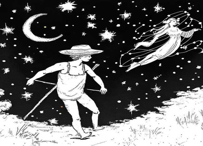 牛郎织女连环画简笔、连环画怎么画牛郎织女 简笔画