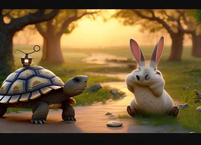 365睡前故事龟兔赛跑 - 《龟兔赛跑》睡前故事