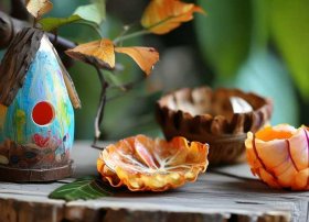 儿童彩蛋制作；用树叶果皮鸡蛋壳做的物件有哪些