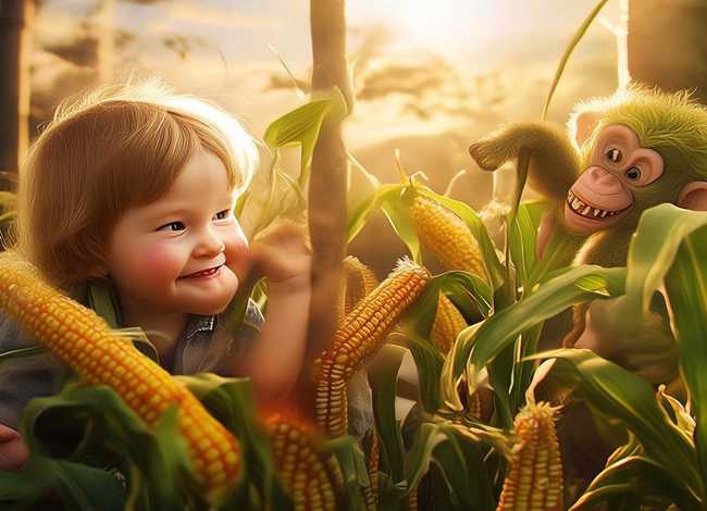 宝宝睡前故事猴子掰玉米,幼儿小班睡前童话故事 宝宝睡前故事猴子掰玉米,幼儿小班睡前童话故事