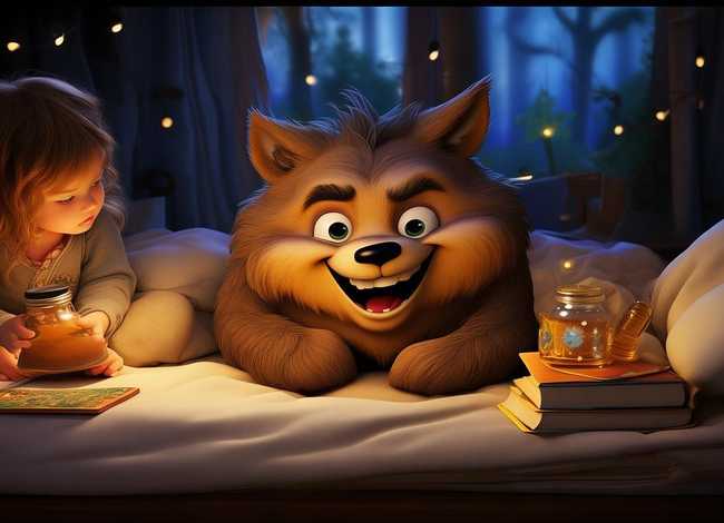 睡前儿童节故事 大灰狼吃蜜糖 儿童睡前故事 讲童话小故事