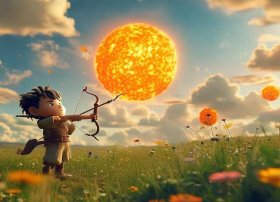 后羿射日故事儿童版（后羿射日的故事）