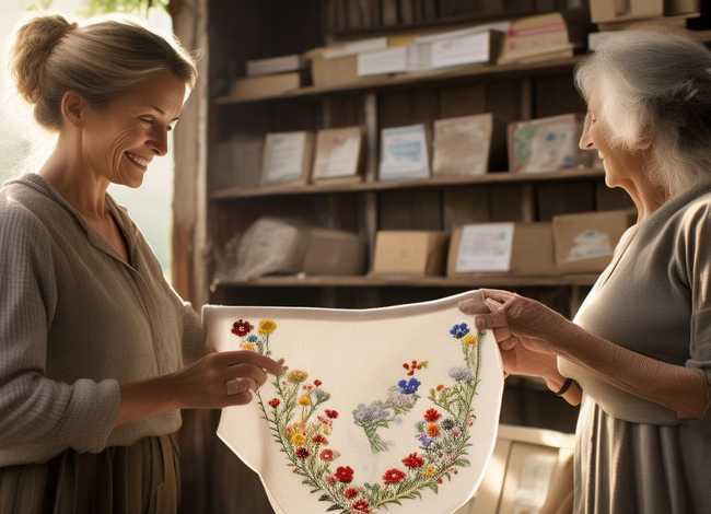 邮递员的故事读后感，《手绢上的花田》读后感