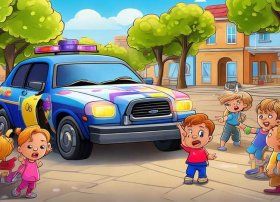 警车儿童故事书、亲子阅读篇(七十六) 《警车的故事》