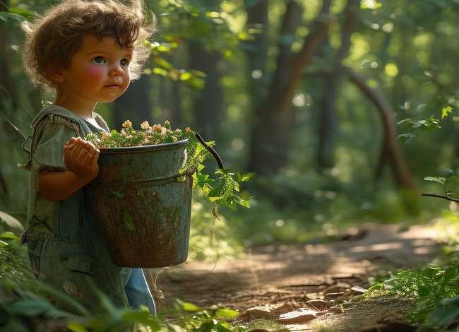 儿童小水桶故事 - 寓言故事-一只铁水桶