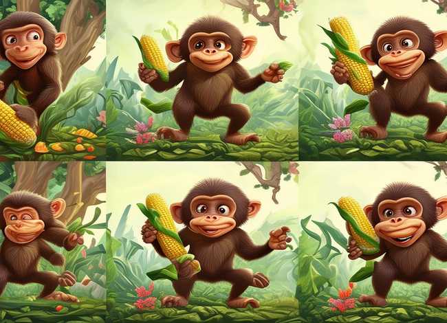 猴子掰玉米的故事全文；猴子掰玉米故事的中英文