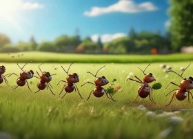 蚂蚁搬家故事创编 - 动漫儿童睡前故事蚂蚁搬家