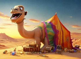 儿童故事精选骆驼抢帐篷（骆驼寻宝记内容简介）