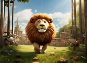 逃离动物园故事 狮子跑出动物园童话故事