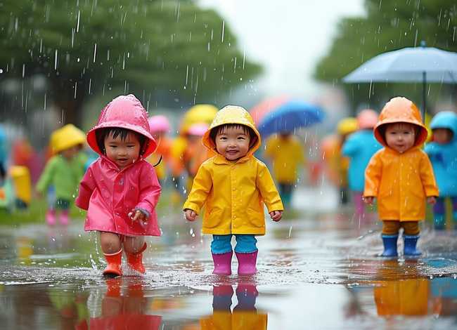 下雨了幼儿故事（哗啦啦,下雨了小班教案）