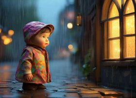 儿童故事下雨天的夜晚（雨中的故事）