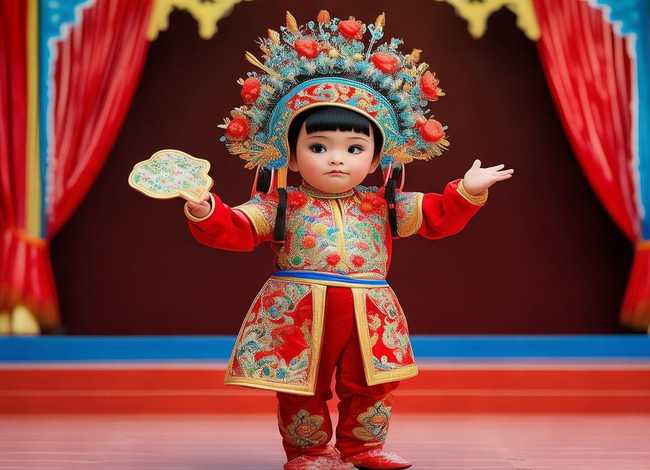京剧儿童小知识 - 京剧娃娃生简介,京剧娃娃生图片