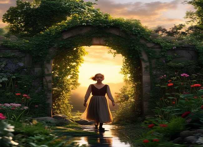 秘密花园儿童版故事；有关美国名著《秘密花园》