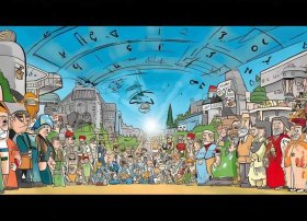 数学故事漫画配图 六十年来的数学发展史 图片 漫画