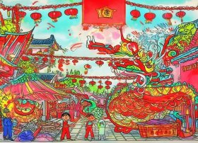 画给儿童的中国历史故事；写给中国儿童的中国历史手抄报 我的中国年手抄报