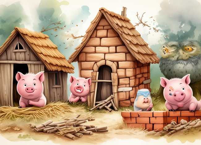 小猪儿童故事、三只小猪的故事给了小朋友哪些启示呢 小猪儿童故事、三只小猪的故事给了小朋友哪些启示呢
