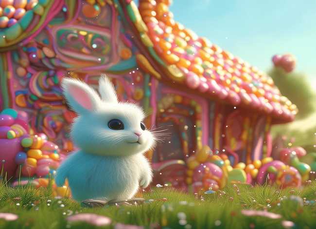 糖果屋童话故事儿童版 小白兔有一间糖果屋原文内容