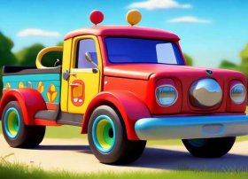 大卡车儿童大卡车（儿童卡车怎么画）