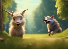 小山羊故事小山羊和狼听听（狼和小山羊故事）