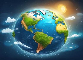 太阳故事儿童科普动画 - 星球动画盘点地球的形态