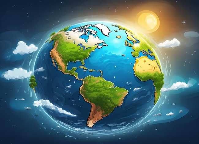 太阳故事儿童科普动画 - 星球动画盘点地球的形态 太阳故事儿童科普动画 - 星球动画盘点地球的形态