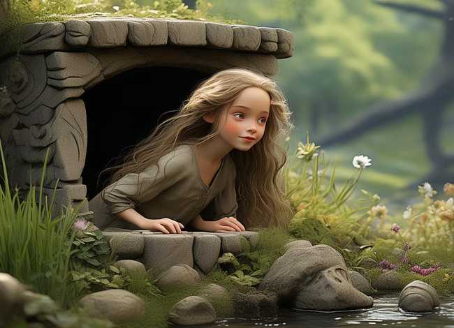 田螺姑娘的儿童故事、田螺姑娘的故事