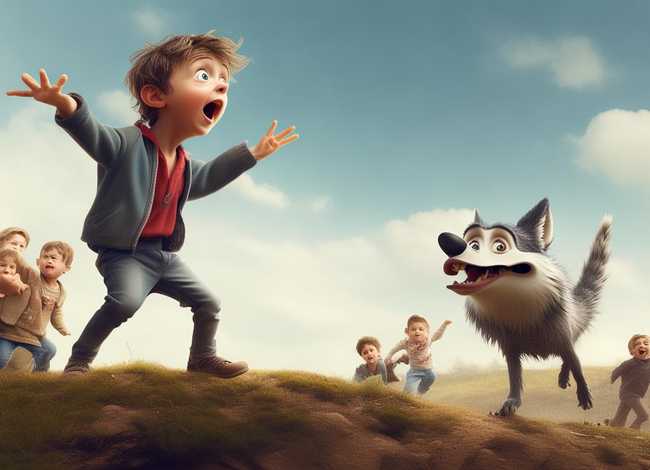 儿童故事狼来了简单版，狼来了儿童故事