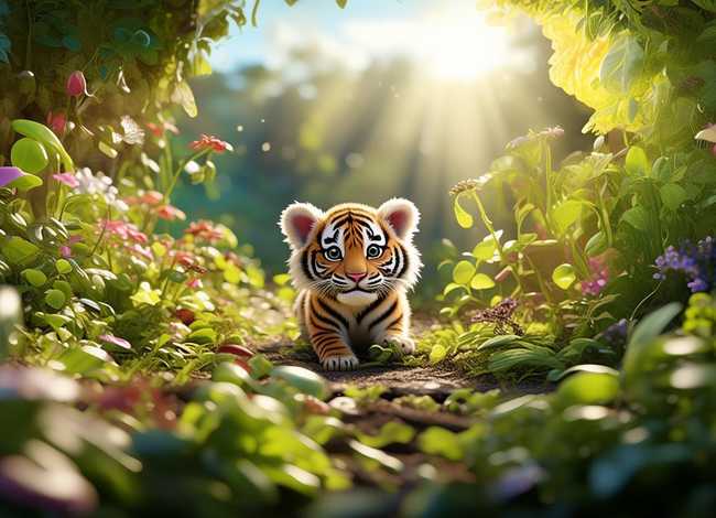 儿童故事种子发芽；老虎的儿童故事