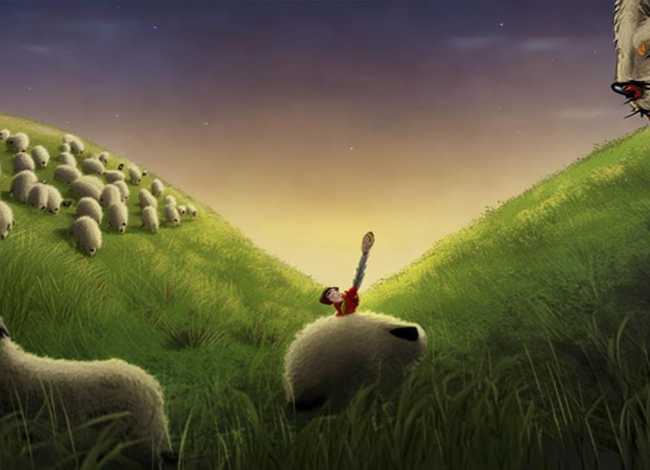 狼来了儿童故事视频（儿童睡前故事—《狼来了》）