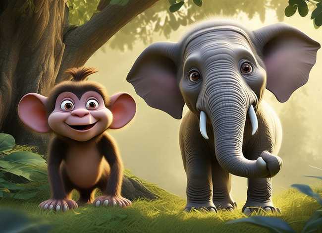 大象和猴子的故事续写;大象和猴子的故事 大象和猴子的故事续写;大象和猴子的故事