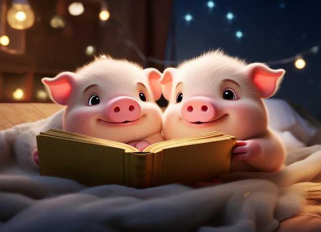有小猪的故事 给女友讲的两只小猪睡前温馨小故事