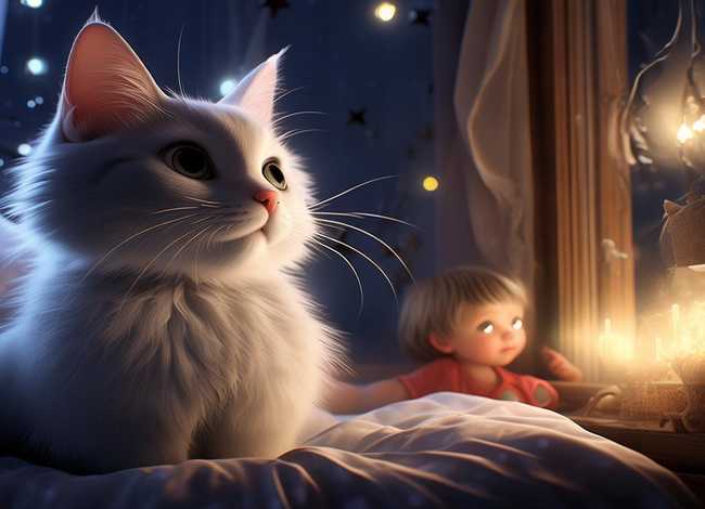 儿童睡前猫咪童话故事、[高帅猫1] 会飞的猫 儿童睡前故事 童话故事