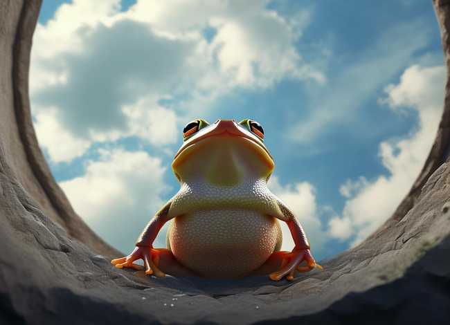 井底之蛙儿童故事，井底之蛙的小故事20字