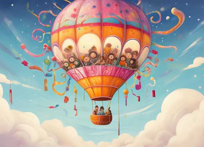 热气球的故事简短儿童；推理的故事(热气球)
